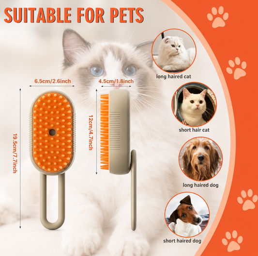3-in-1 Pet Steam Brush (b)