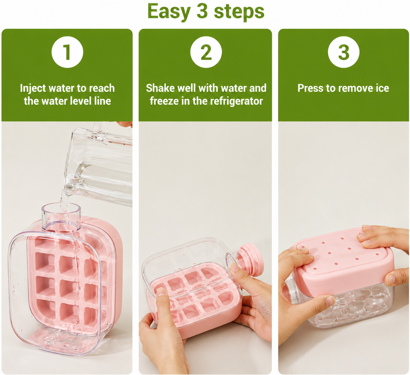 2-in-1 Ice Cube Maker And Bottle Sipper (d)