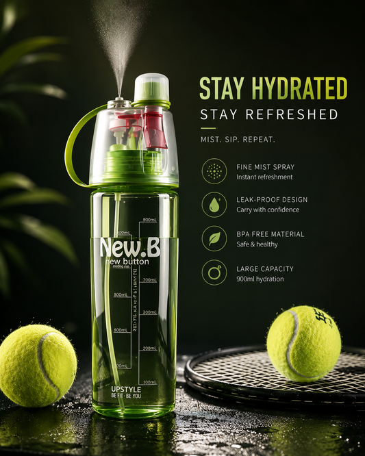 2-in-1 Mist and Drink Sports Bottle (a)