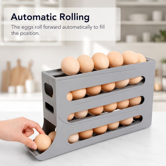 4-Tier Automatic Rolling Egg Dispenser (b)