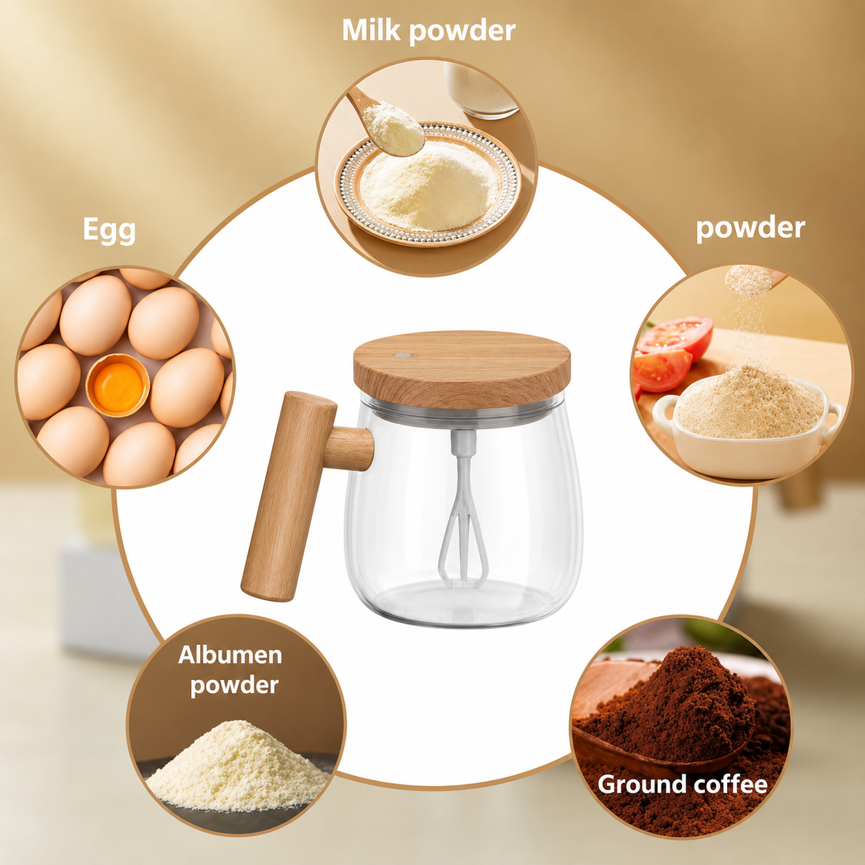 Auto Stir Coffee Mug (d)