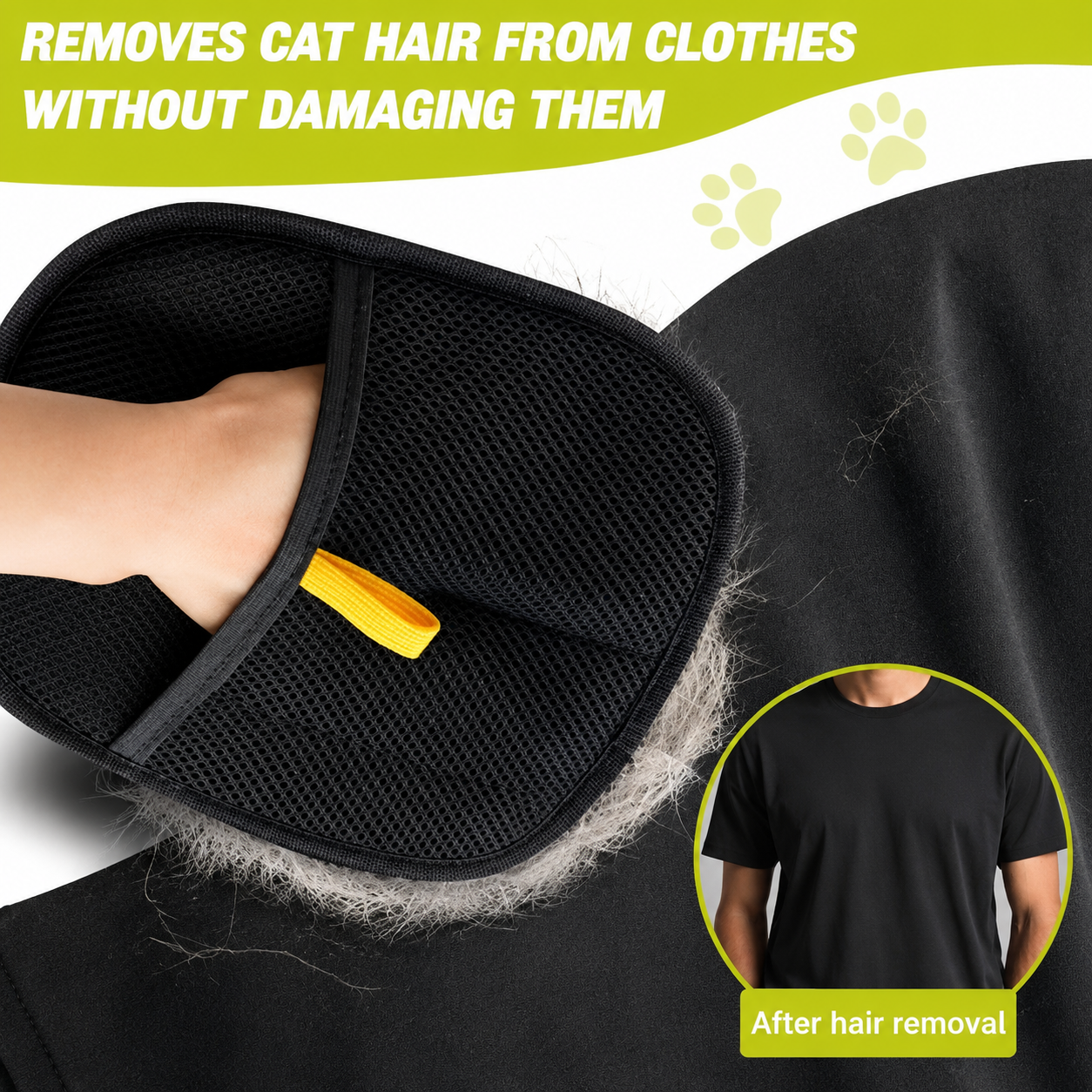 Double-Sided Electrostatic Pet Hair Removal Glove (b)