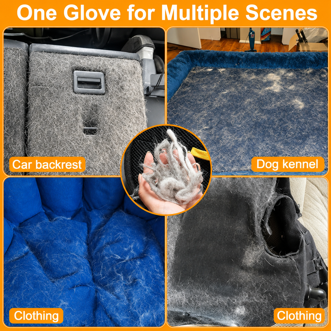 Double-Sided Electrostatic Pet Hair Removal Glove (d)