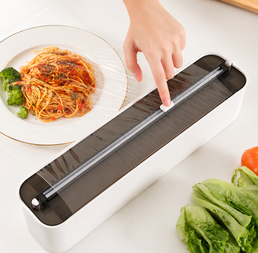 Kitchen Wrap Organiser with Slide Cutter(aa)