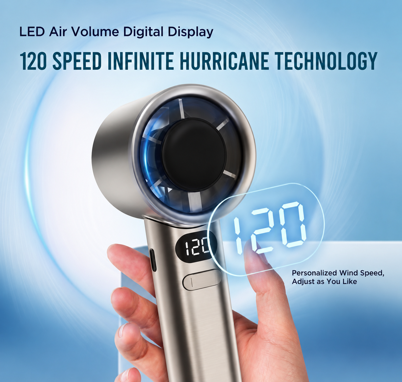 M11 Multi-Purpose Portable Turbo Cooling Fan (b)