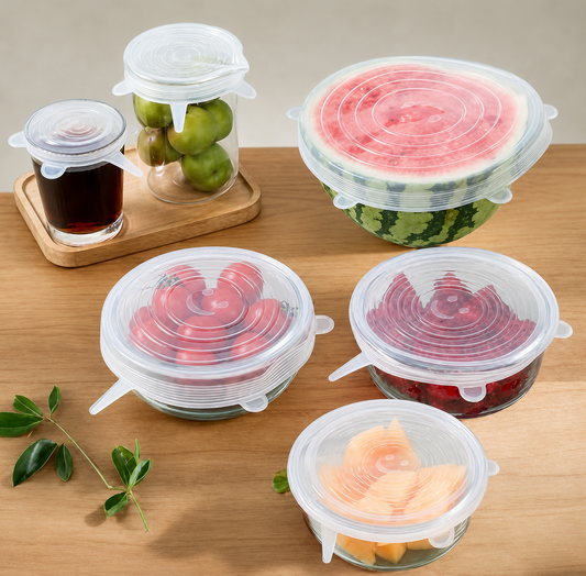 Reusable Silicone Stretch Lids (a)